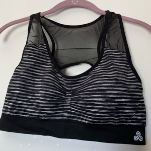 Soba Sport Sports Bra Size Large color Black